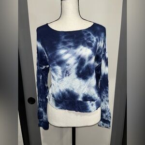 Jenni Intimates Women's Tie-Dye Long Sleeve Top